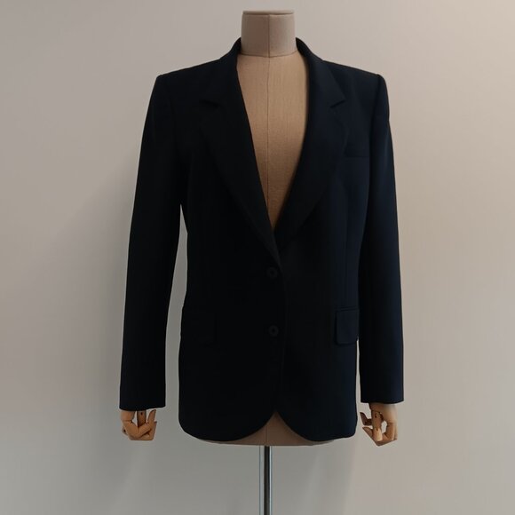 LAFAYETTE 148 NEW YORK Women's Navy Blazer - Size 8